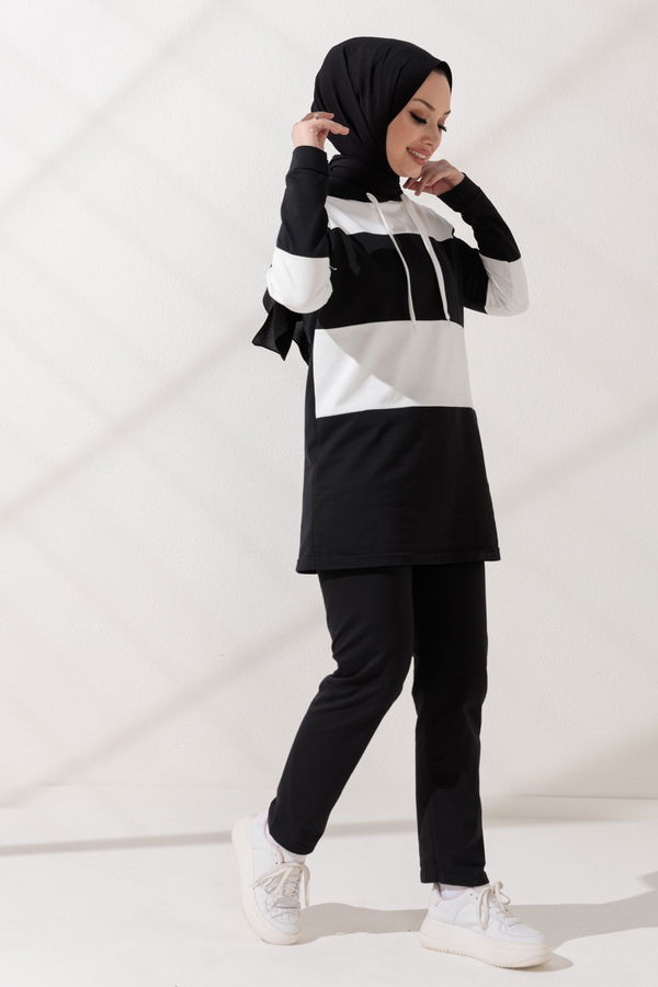 Tunik Pantolon Siyah - 3935