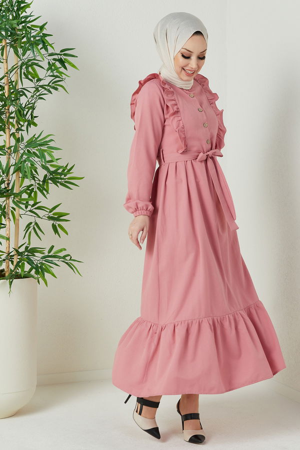 Elbıse GUL - 3598 Pembe - 3598