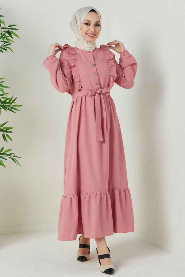 Elbıse GUL - 3598 Pembe - 3598
