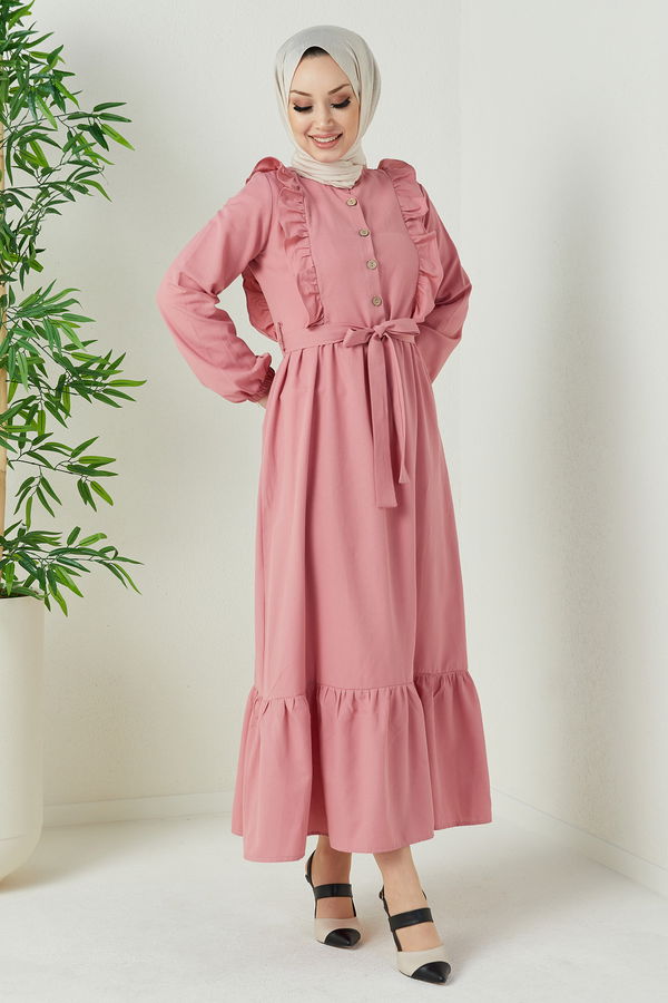 Elbıse GUL - 3598 Pembe - 3598
