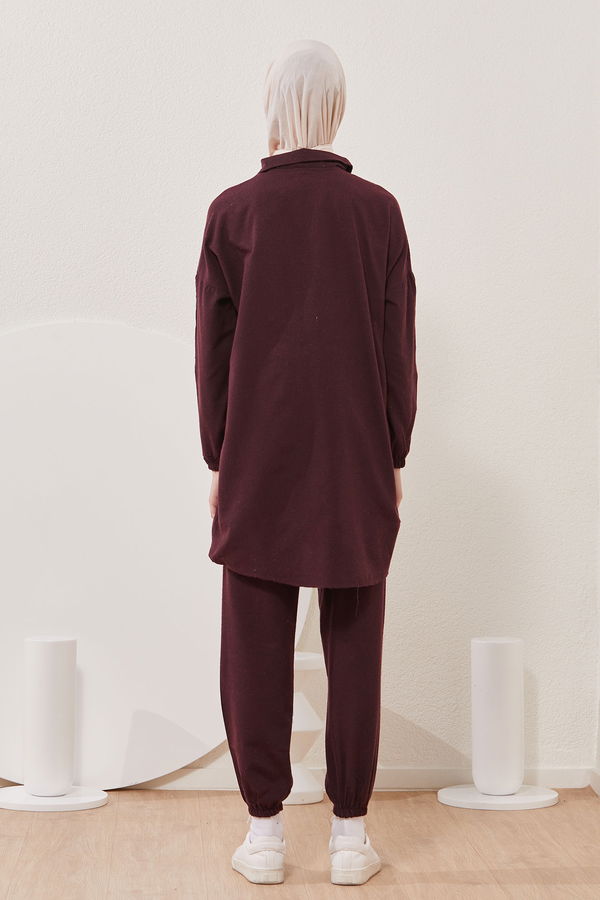 Tunık Pantolon Bordo - 3915