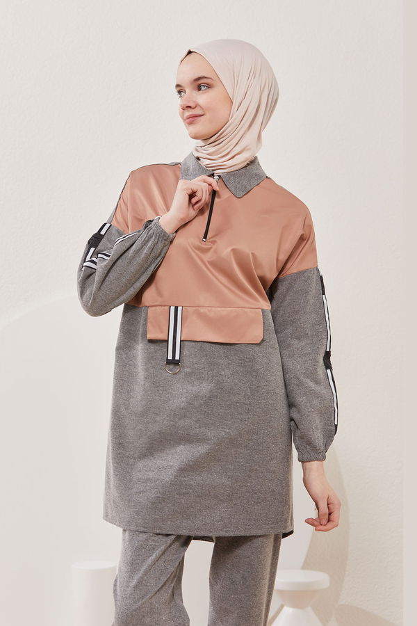 Tunık Pantolon Gri - 3915 GRİ
