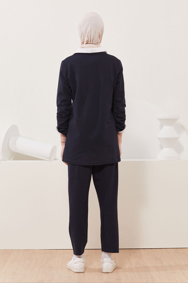 Tunik Pantolon Lacivert - 3941