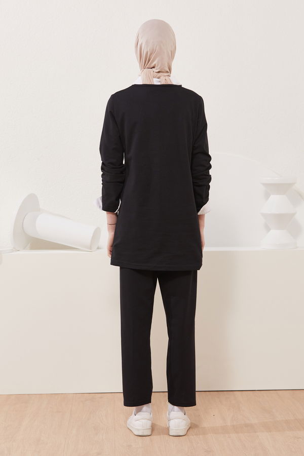Tunik Pantolon Siyah - 3941