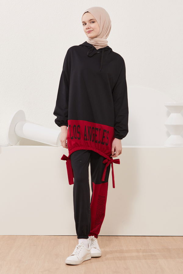 Tunik Pantolon Bordo - 3938