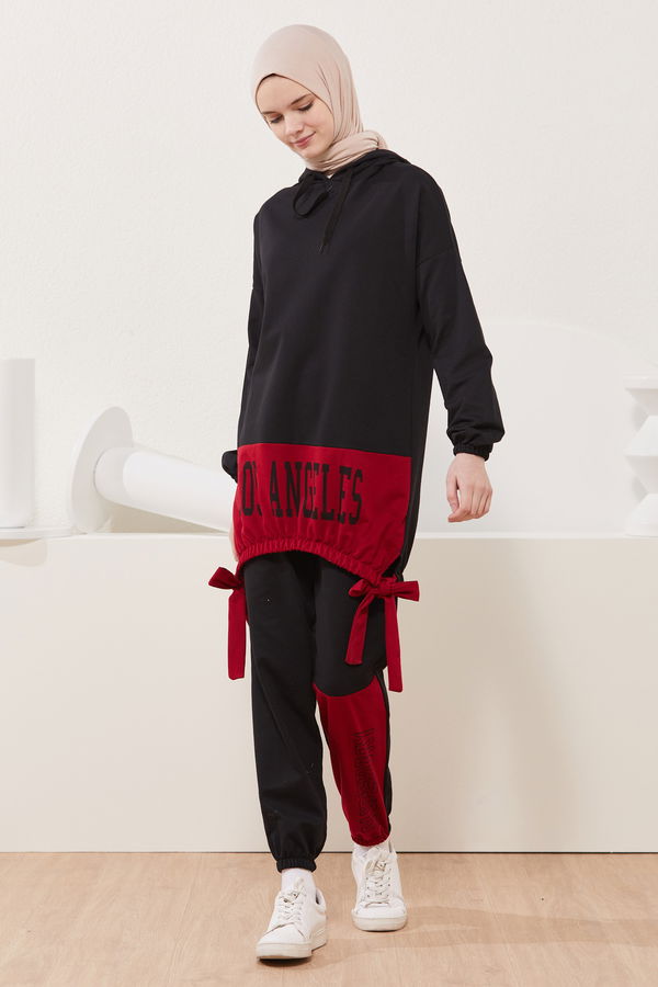 Tunik Pantolon Bordo - 3938