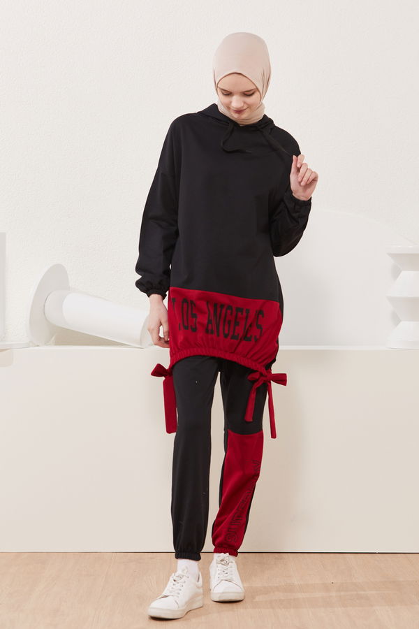 Tunik Pantolon Bordo - 3938