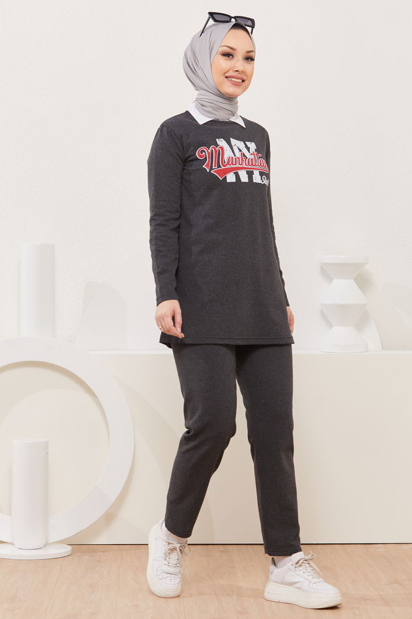 Tunik Pantolon Antrasit - 3940 ANTRASİT