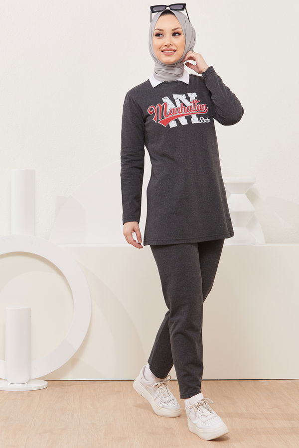 Tunik Pantolon Antrasit - 3940 ANTRASİT