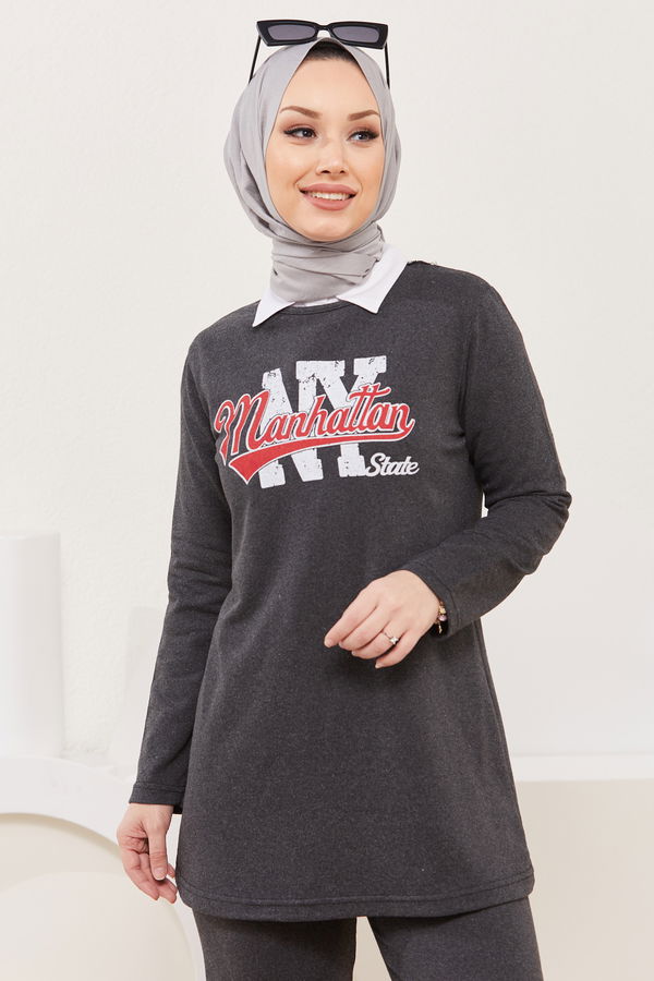Tunik Pantolon Antrasit - 3940 ANTRASİT