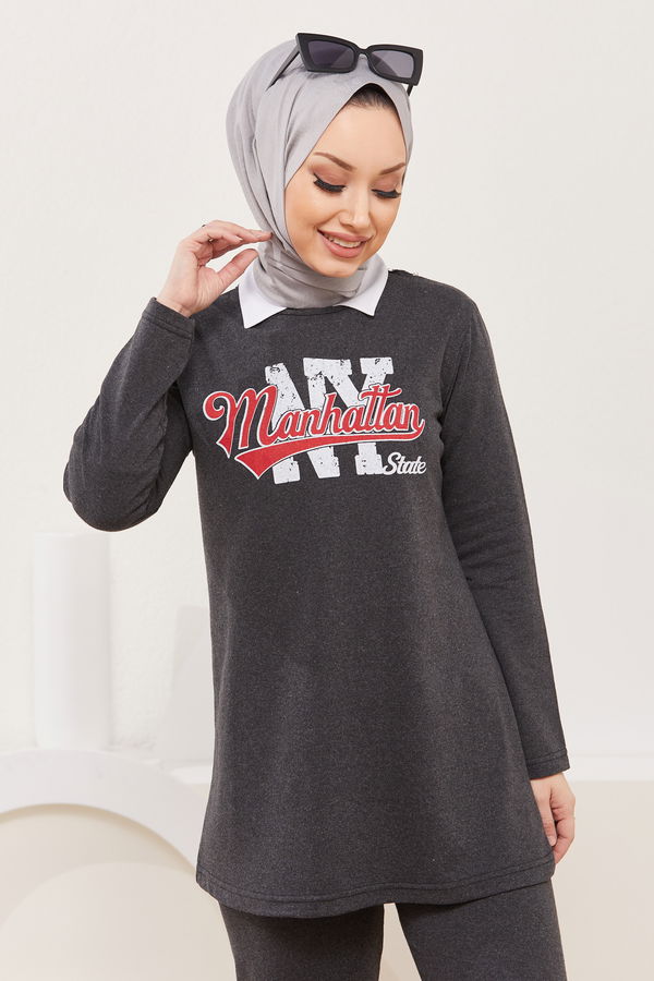 Tunik Pantolon Antrasit - 3940 ANTRASİT