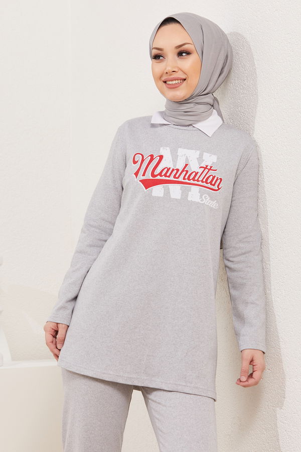 Tunik Pantolon Gri - 3940 GRİ