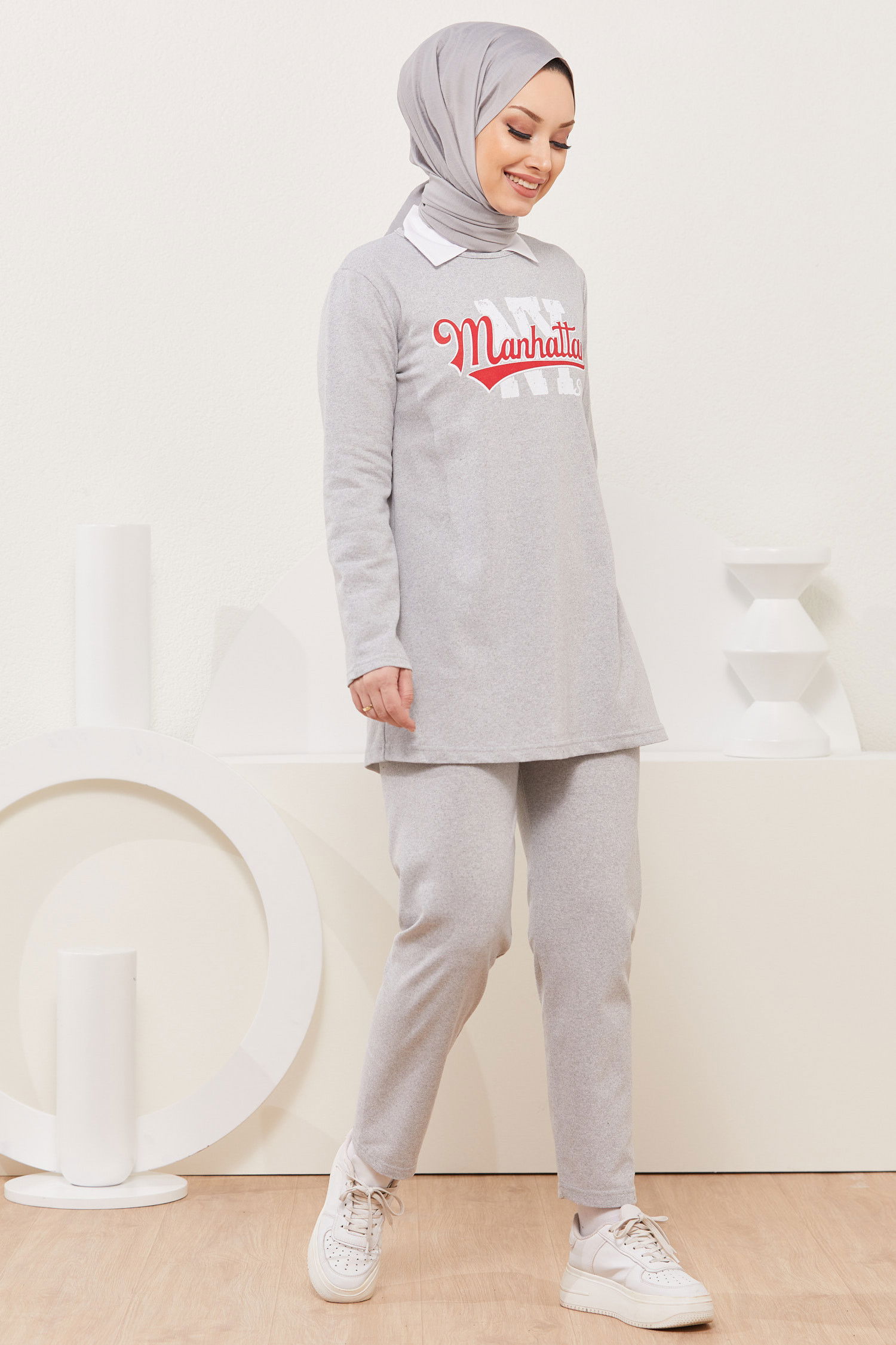 Tunik Pantolon Gri - 3940 GRİ