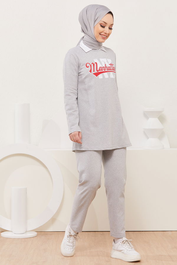 Tunik Pantolon Gri - 3940 GRİ