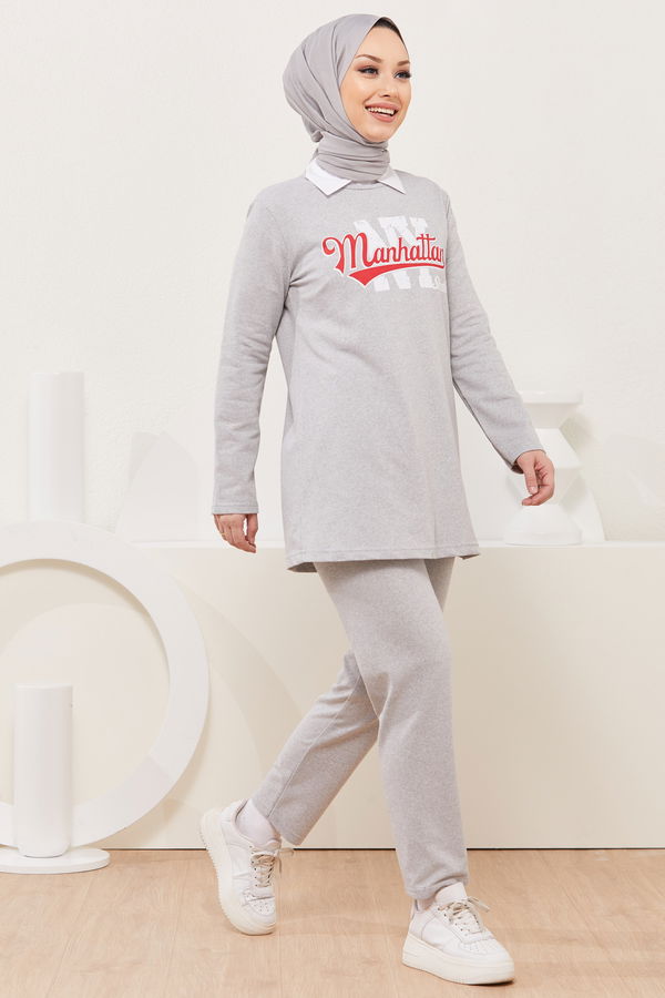 Tunik Pantolon Gri - 3940 GRİ