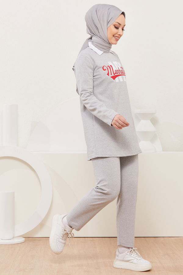 Tunik Pantolon Gri - 3940 GRİ