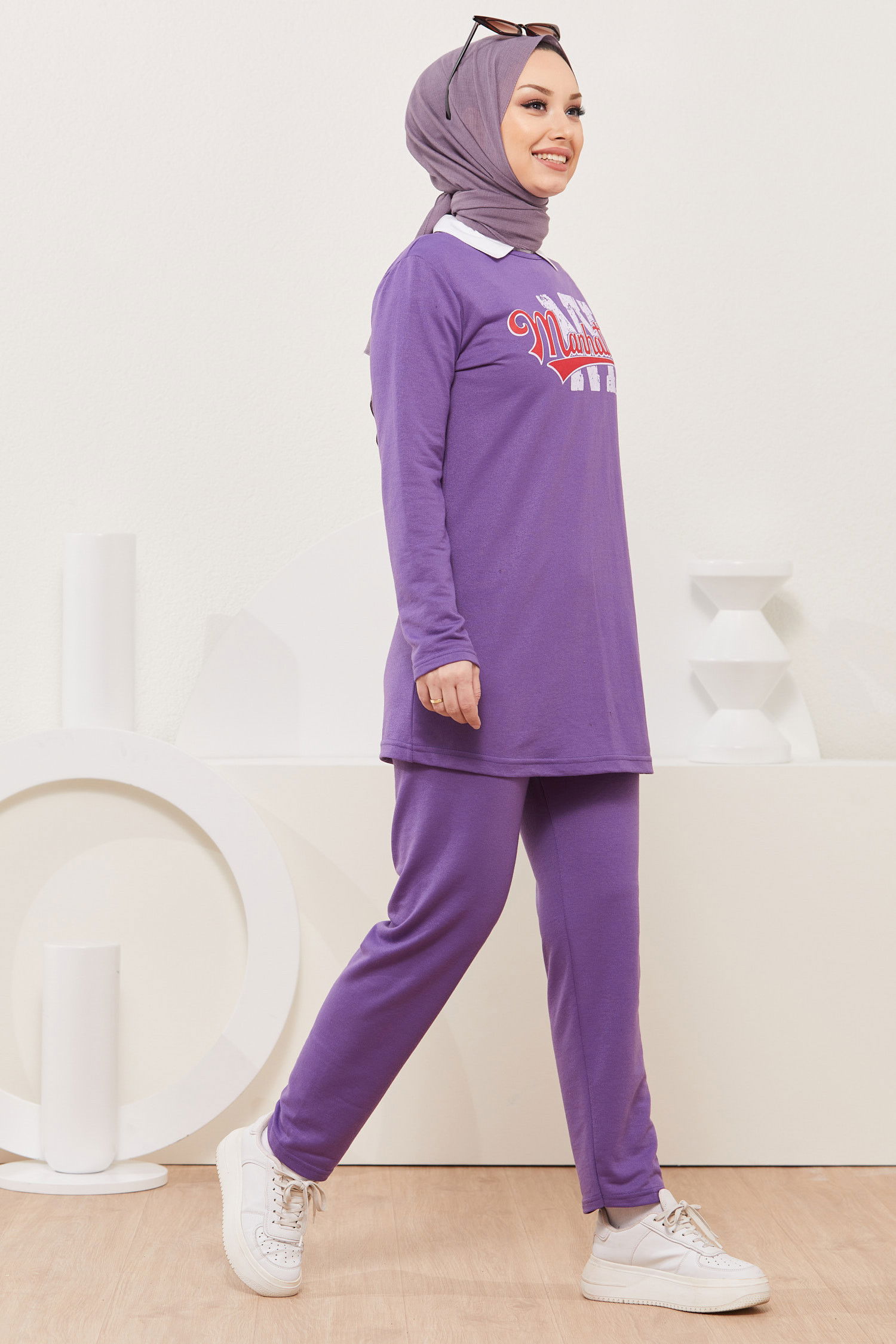 Tunik Pantolon Mor - 3940 MOR
