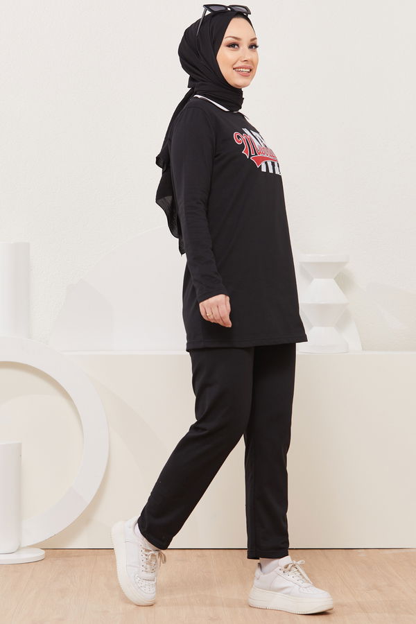Tunik Pantolon Siyah - 3940