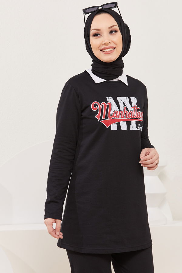 Tunik Pantolon Siyah - 3940