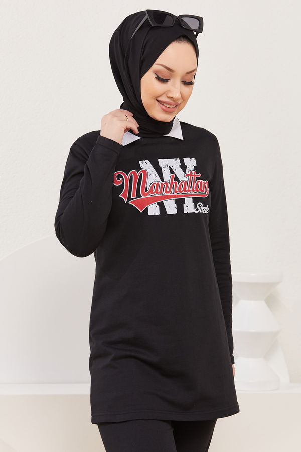 Tunik Pantolon Siyah - 3940