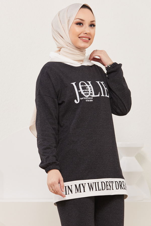 Tunik Pantolon Antrasit - 3926 ANTRASİT