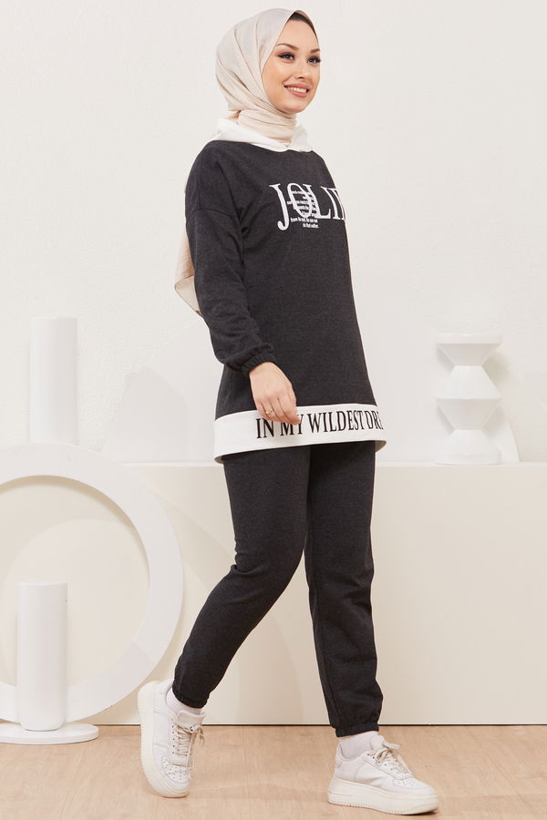 Tunik Pantolon Antrasit - 3926 ANTRASİT