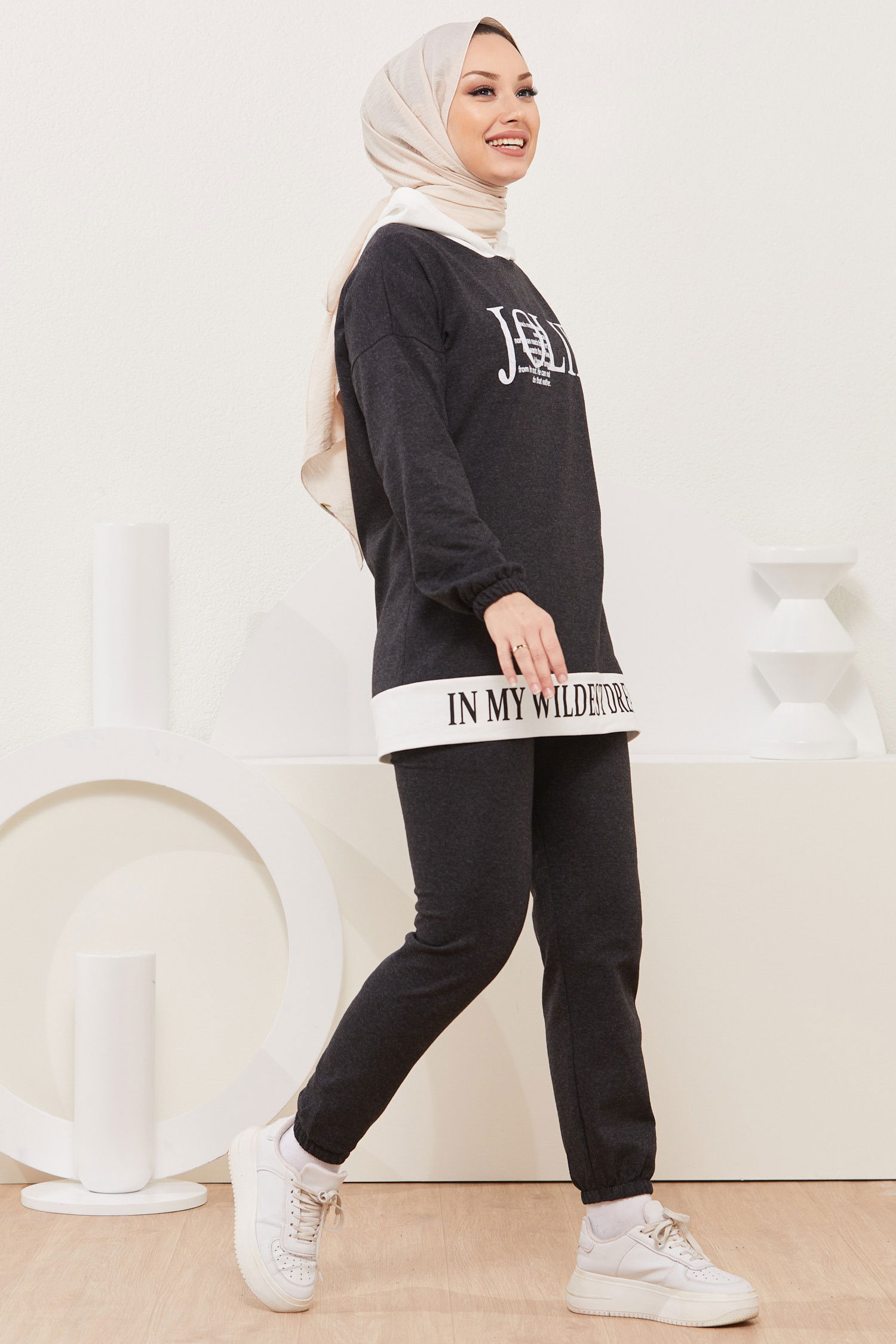 Tunik Pantolon Antrasit - 3926 ANTRASİT