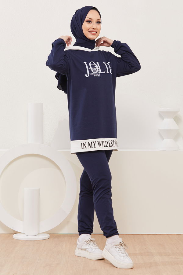 Tunik Pantolon Lacivert - 3926 LACİVERT