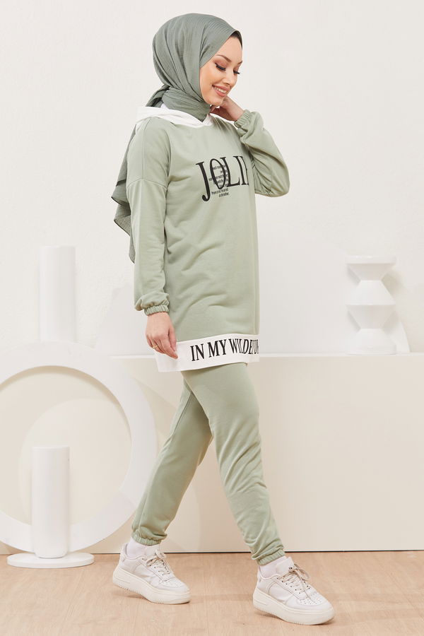 Tunik Pantolon Yeşil - 3926