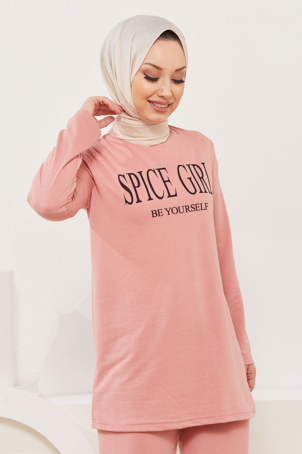 Tunik Pantolon Pembe - 3941
