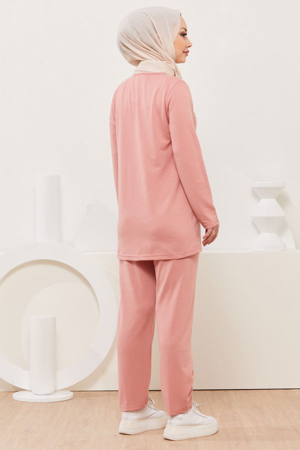 Tunik Pantolon Pembe - 3941