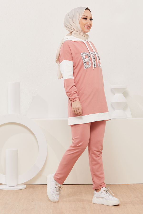 Tunik Pantolon Pembe - 3928 PEMBE