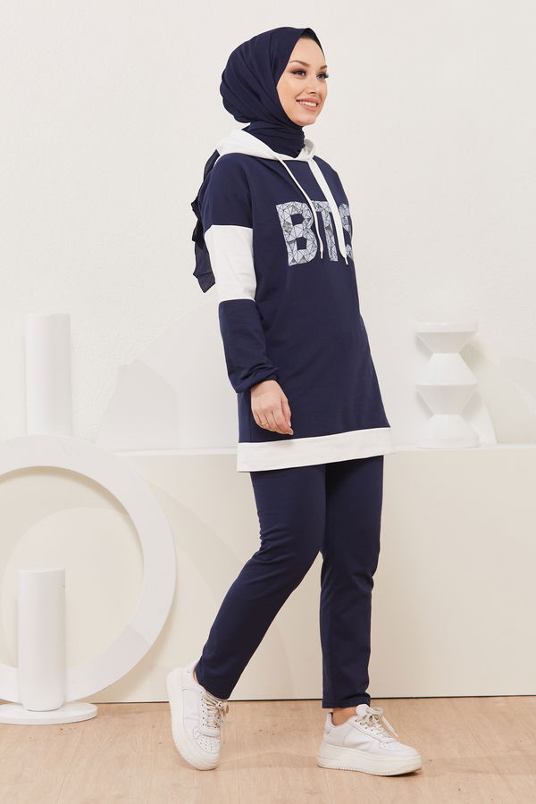 Tunik Pantolon Lacivert - 3928