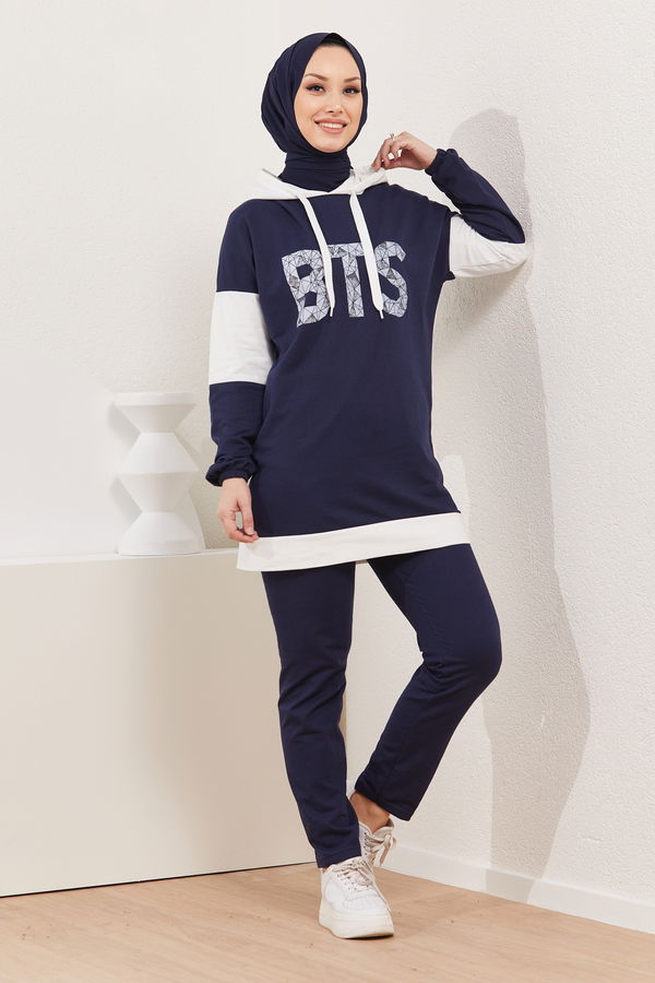 Tunik Pantolon Lacivert - 3928