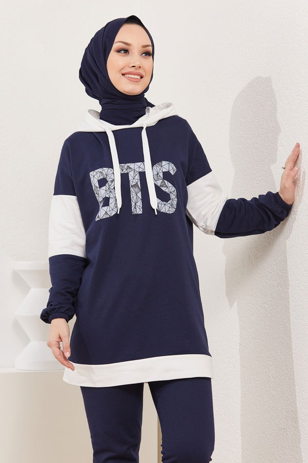 Tunik Pantolon Lacivert - 3928