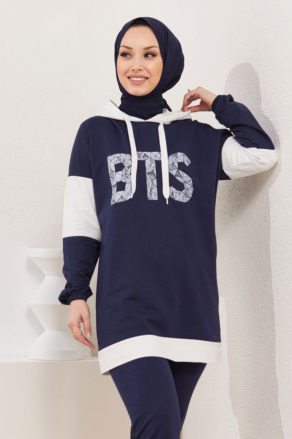 Tunik Pantolon Lacivert - 3928
