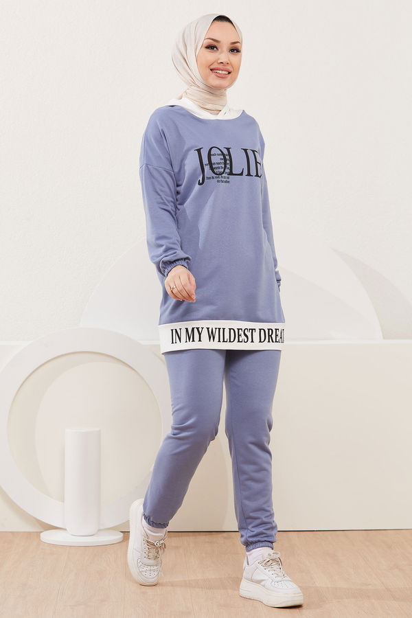 Tunik Pantolon Mavi - 3926