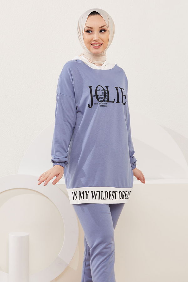 Tunik Pantolon Mavi - 3926