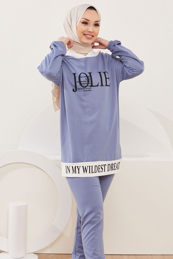 Tunik Pantolon Mavi - 3926