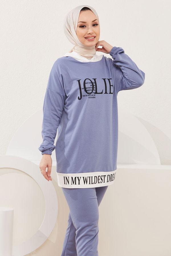 Tunik Pantolon Mavi - 3926