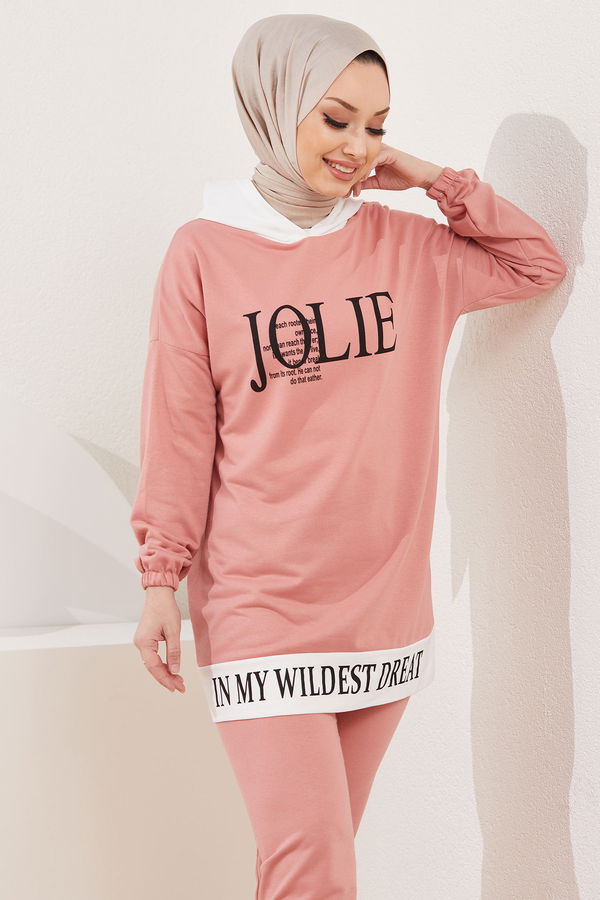Tunik Pantolon Pembe - 3926 PEMBE