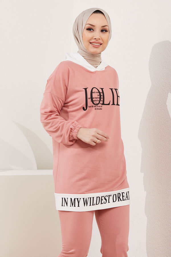 Tunik Pantolon Pembe - 3926 PEMBE