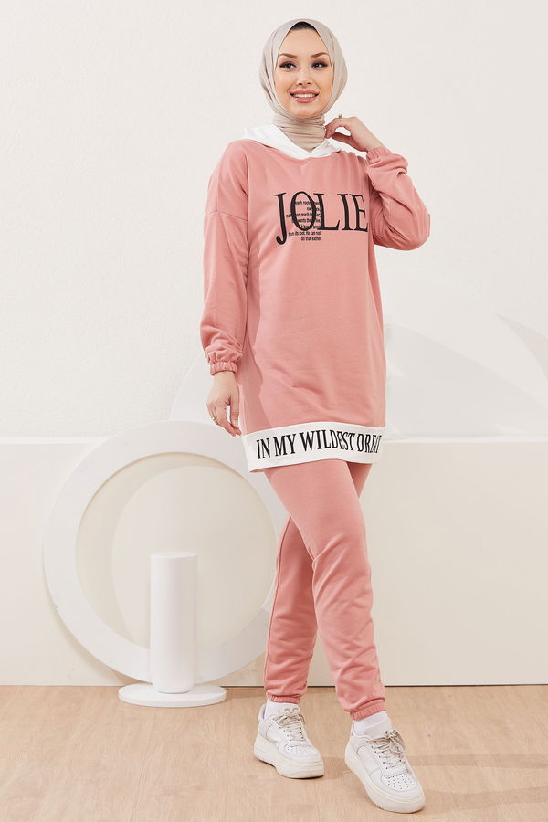 Tunik Pantolon Pembe - 3926 PEMBE