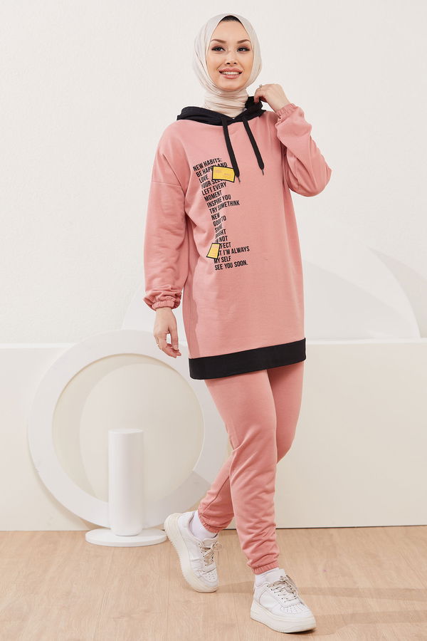 Tunik Pantolon Pembe - 3927