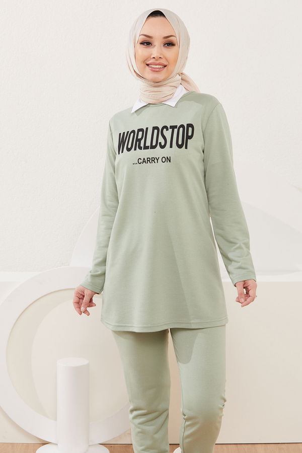 Tunik Pantolon Yeşil - 3939 YEŞİL