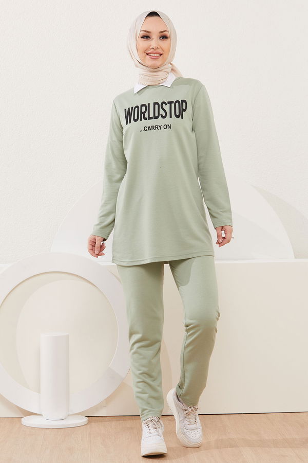Tunik Pantolon Yeşil - 3939 YEŞİL