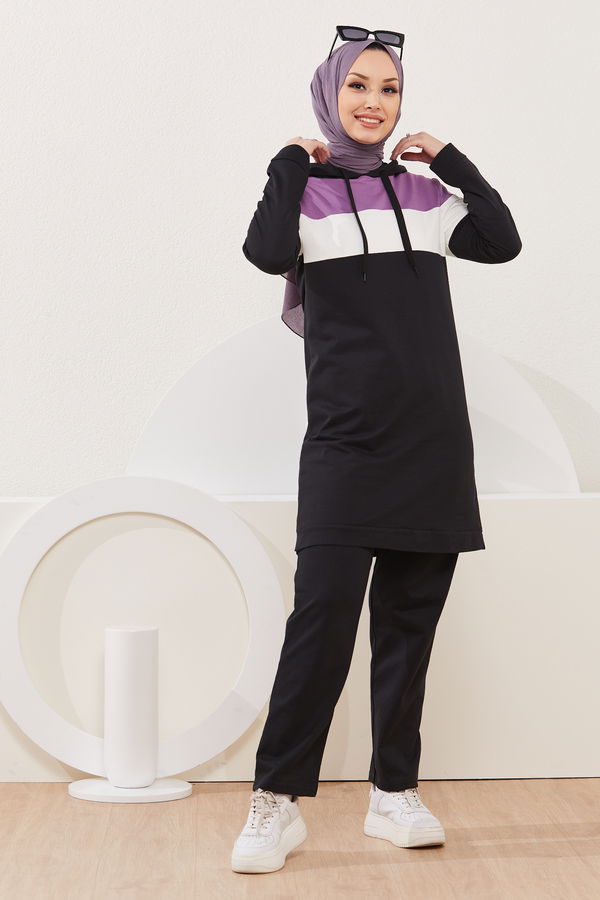 Tunık Pantolon Lila - 3487
