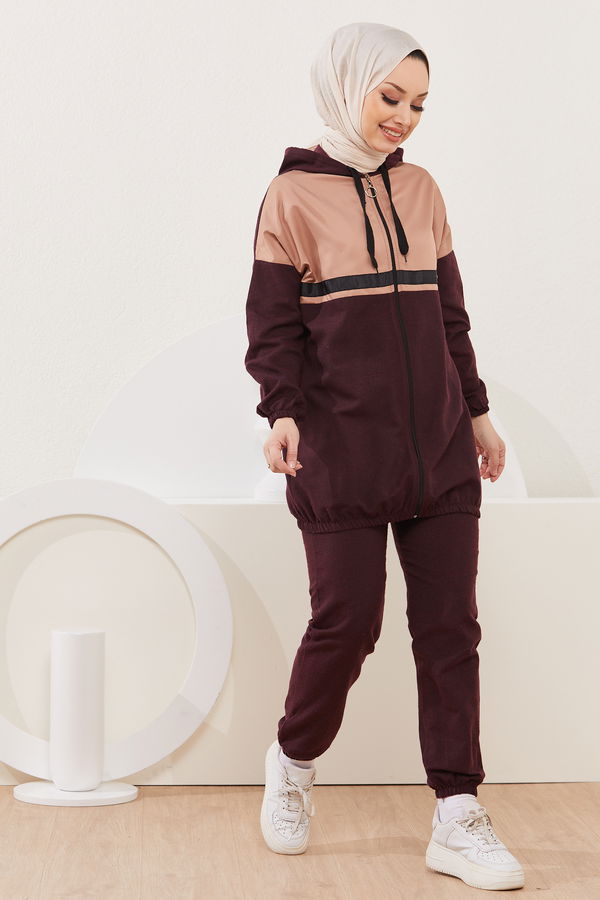 Tunık Pantolon Bordo - 3914 BORDO