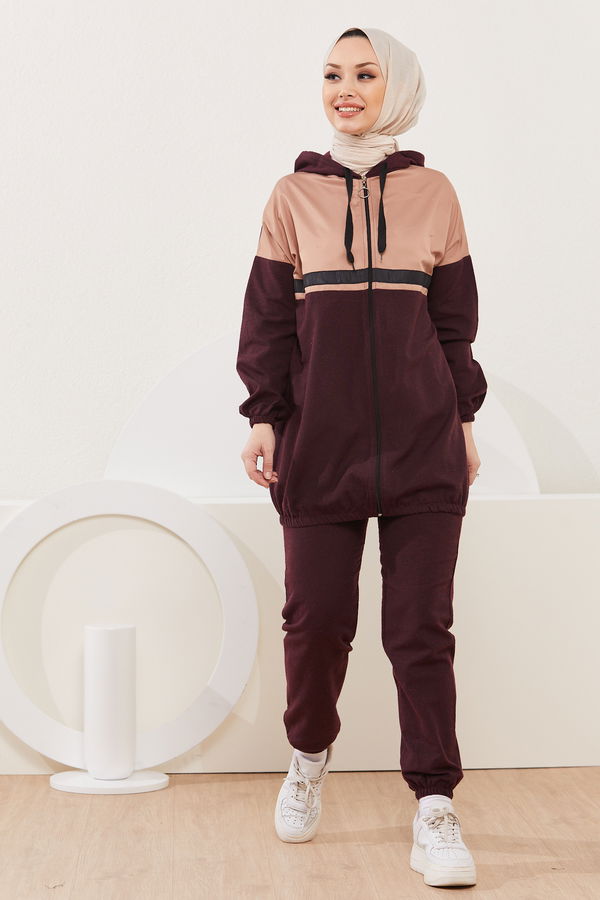 Tunık Pantolon Bordo - 3914 BORDO