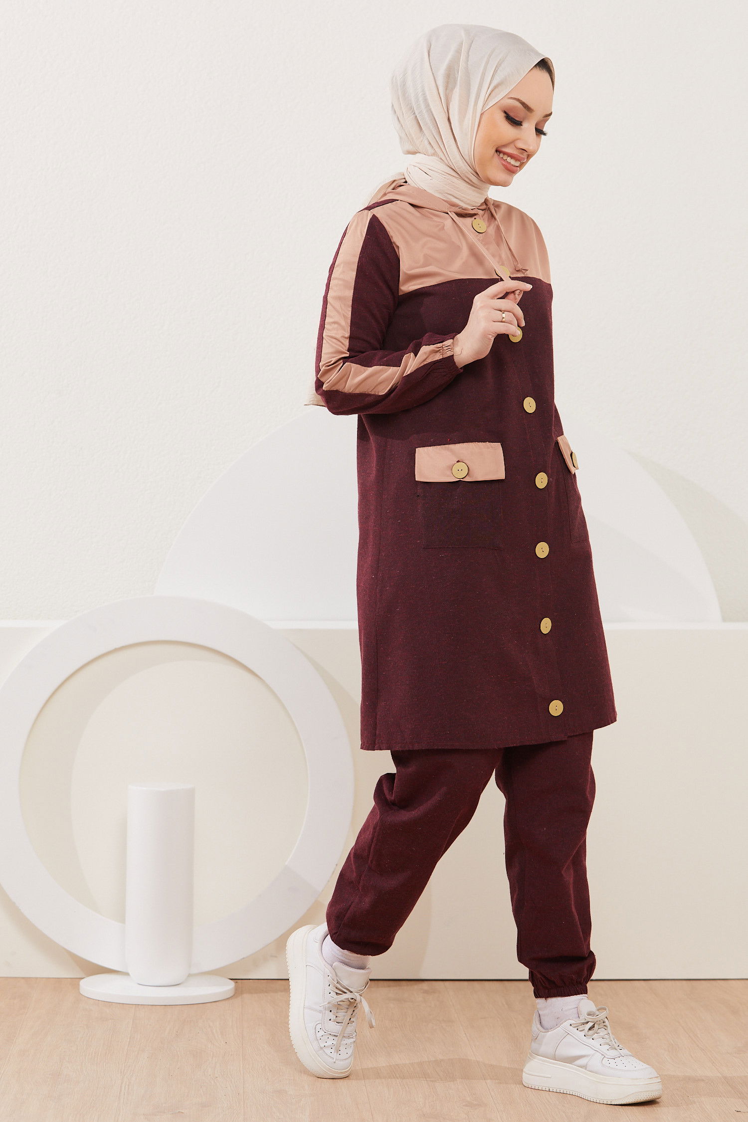 Tunık Pantolon Bordo - 3919 BORDO